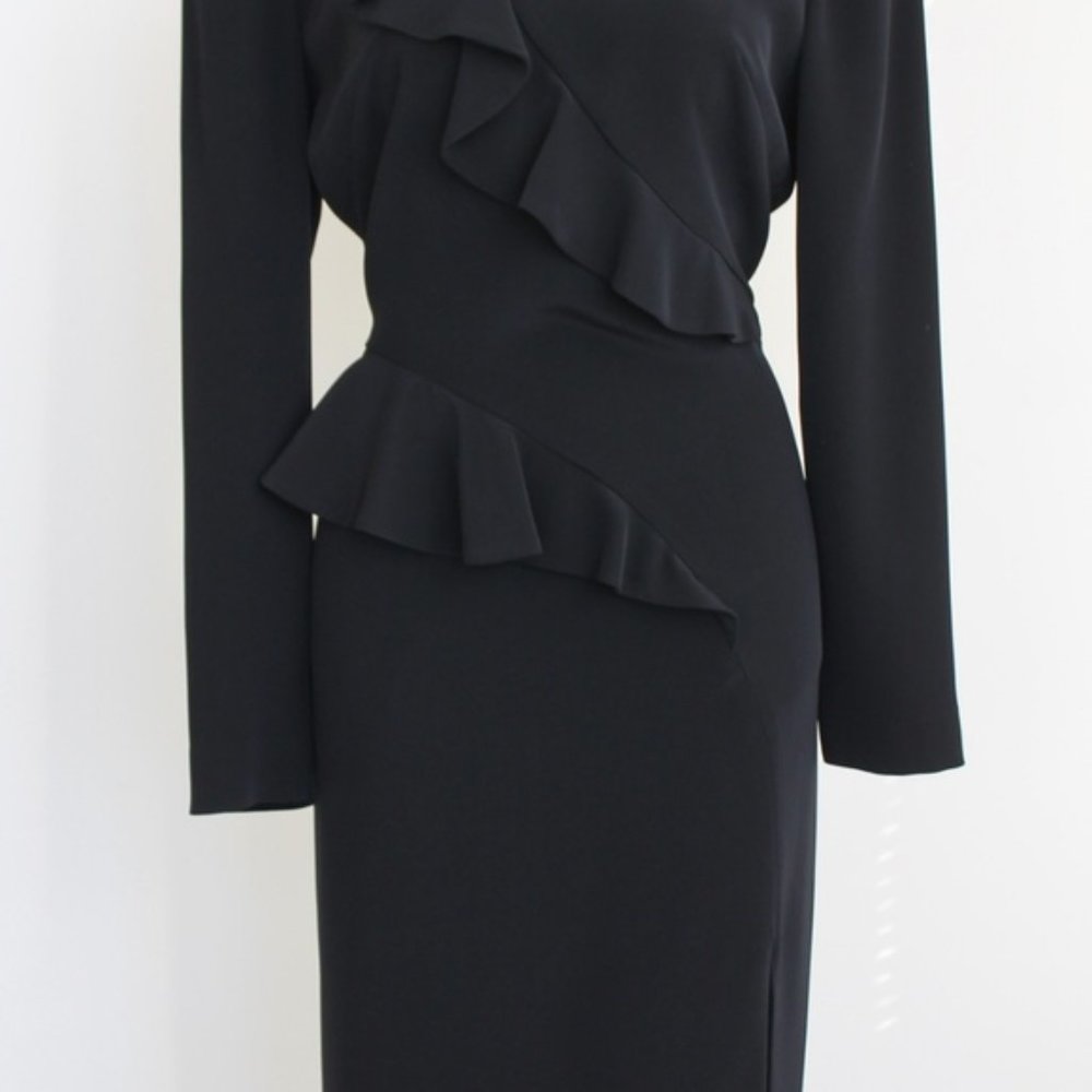 Modest Long-Sleeve Designer Dress